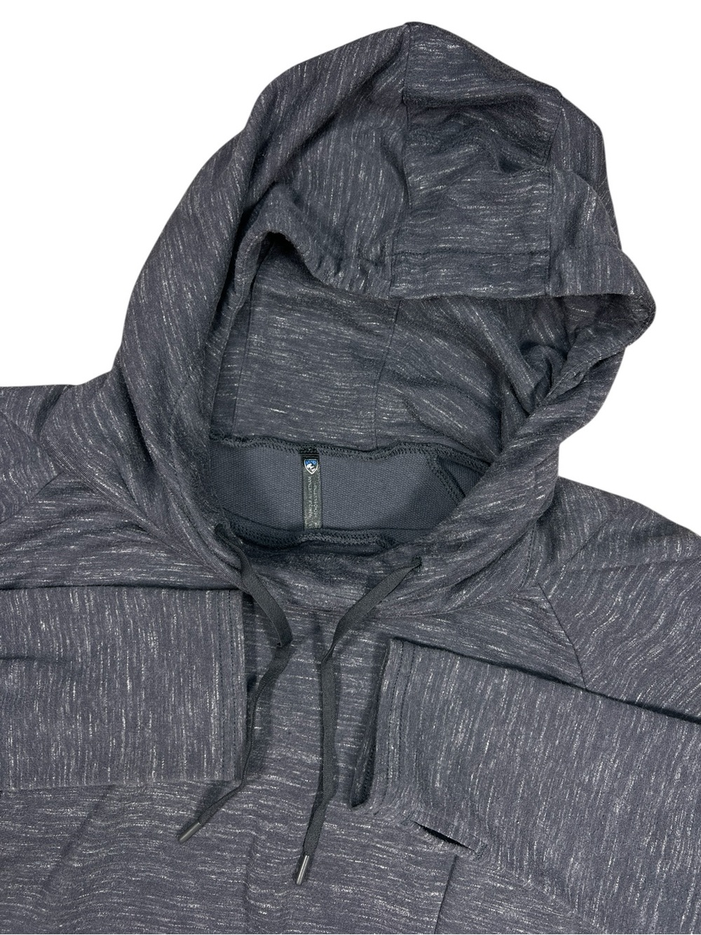 Kuhl Athletic Dress Women's Large Helix Cowl Hoodie Long Sleeve Heather gray